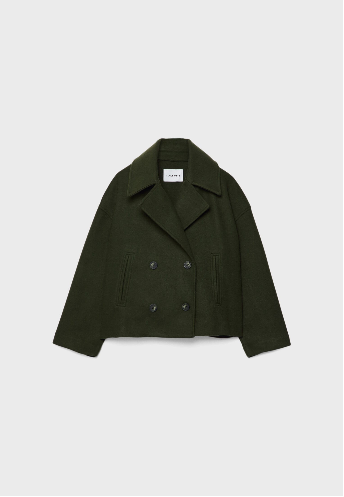 Peacoat felt jacket