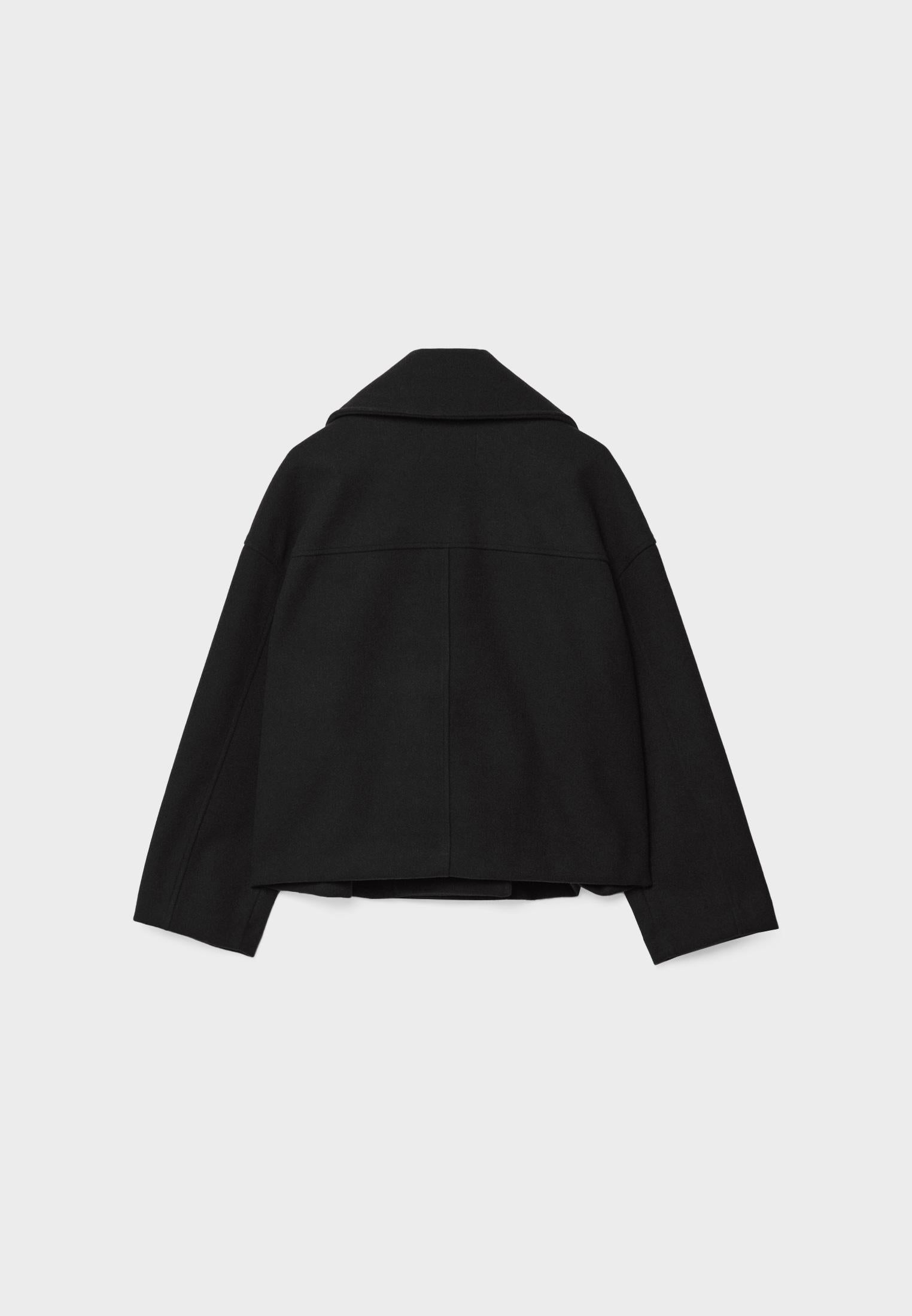 Peacoat felt jacket